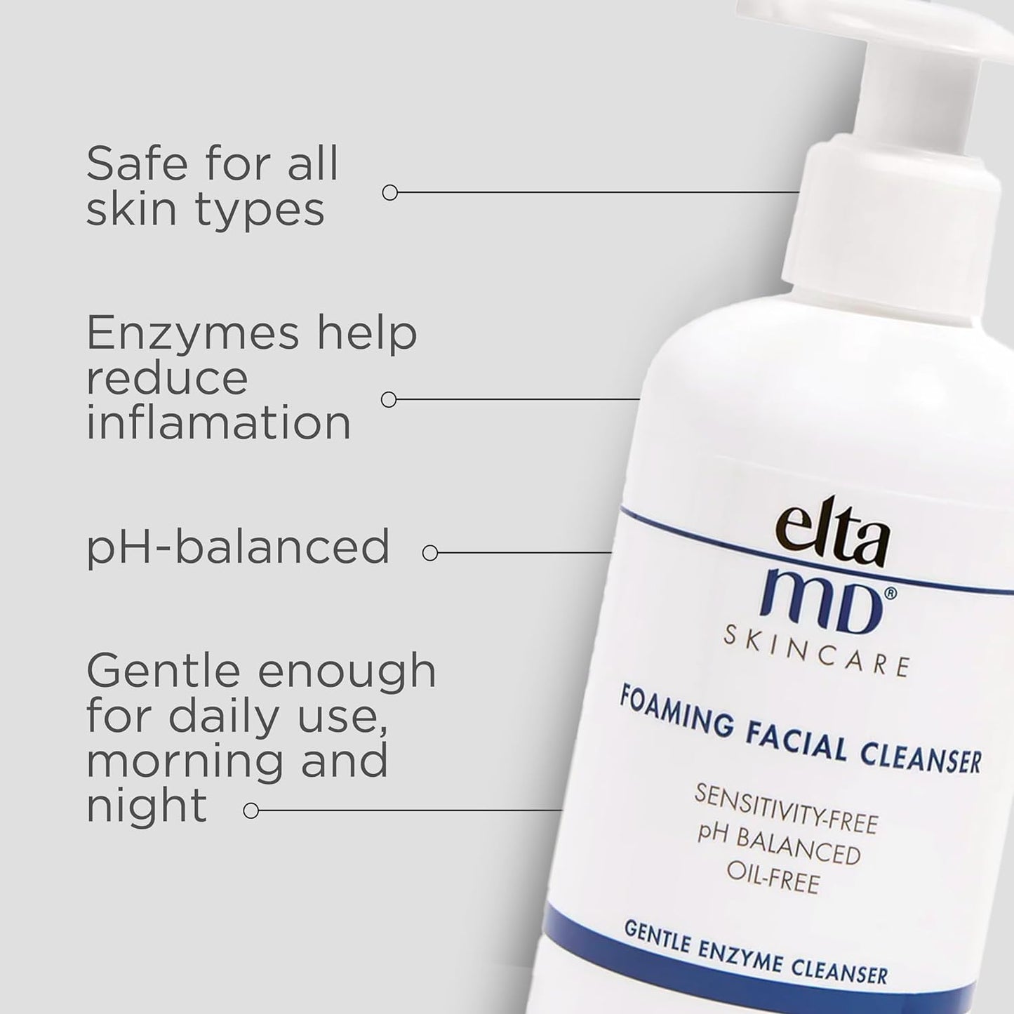 EltaMD Foaming Skin Cleanser, for Sensitive Skin